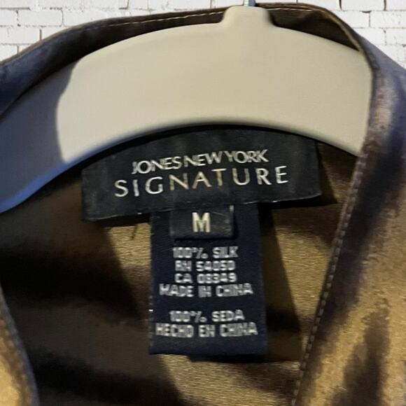 Jones New York Signature Silk Jacket Size M - Picture 2 of 4